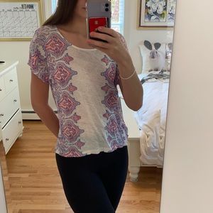 Flowy summery/boho J. Crew T-shirt